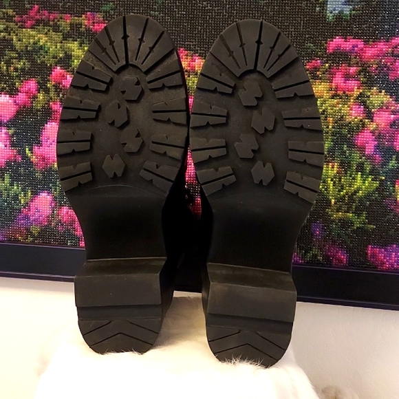 Womens Just Fab Edde Combat Boots - Picture 8 of 8